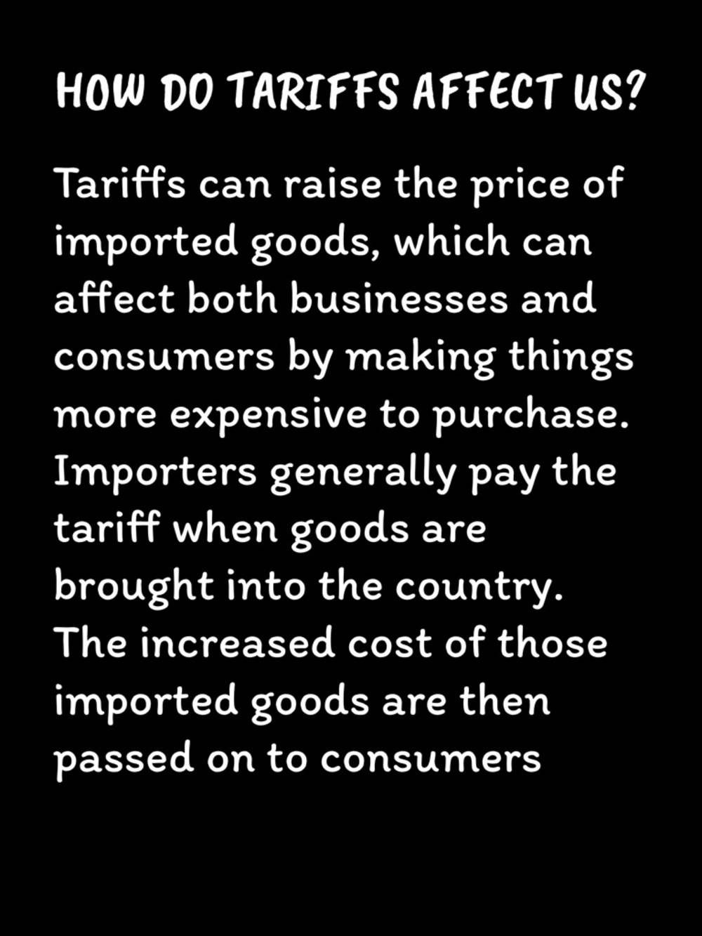 TARIFFS - Picture 4 of 5